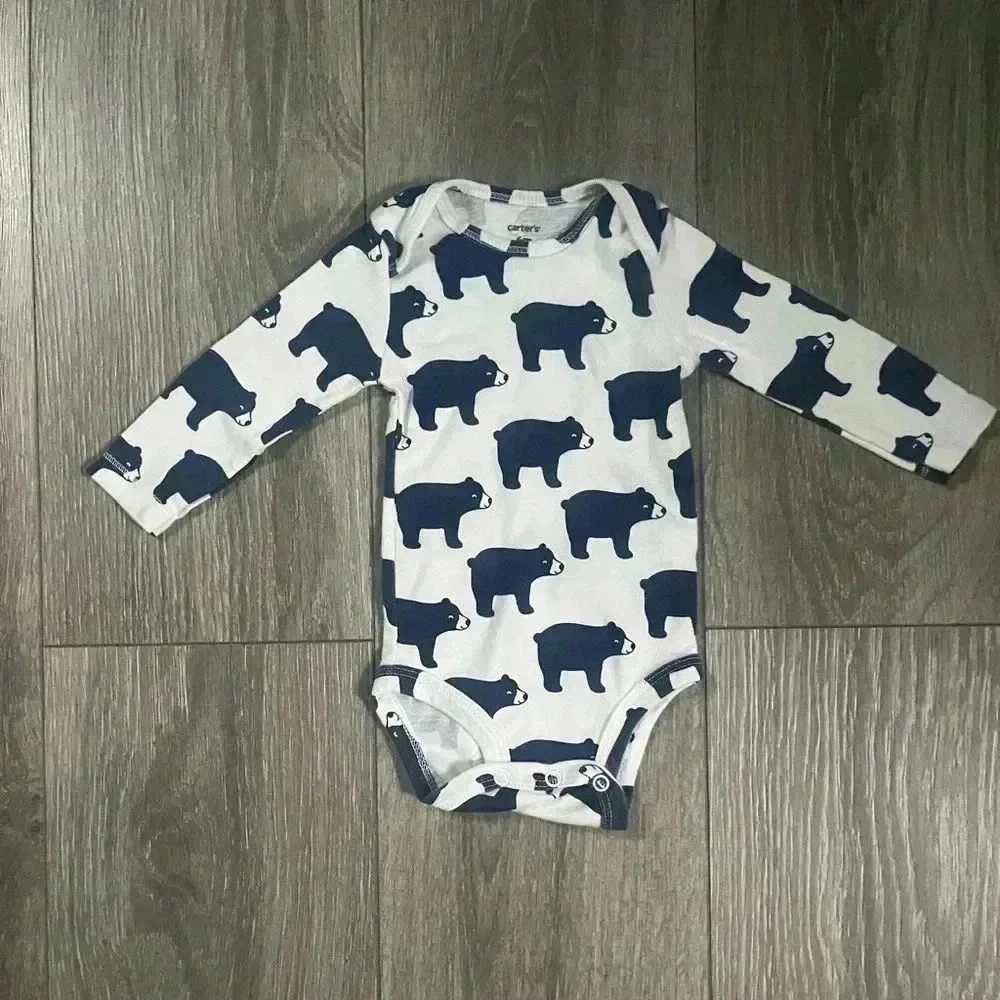 Carter’s and Disney 2 Piece Animal Bundle Unisex Size 6 Months Bambi Bear Baby
